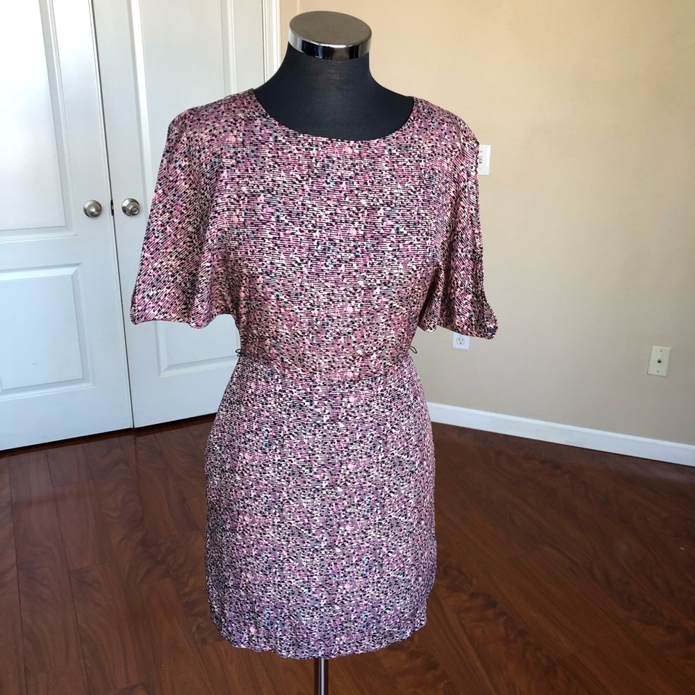 Bcbgeneration Printed Open Back Detailed Dress - image 1